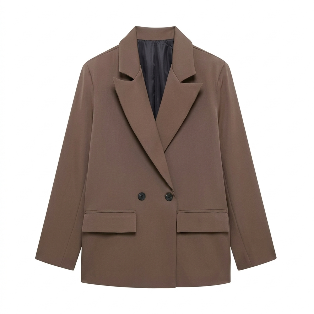 Blazer for women with a relaxed fit and double-breasted front