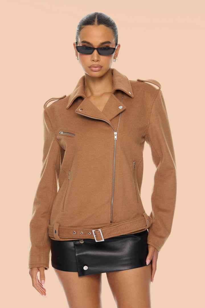 Women's Jacket — Long Sleeve, Collared | Yvezi — 1