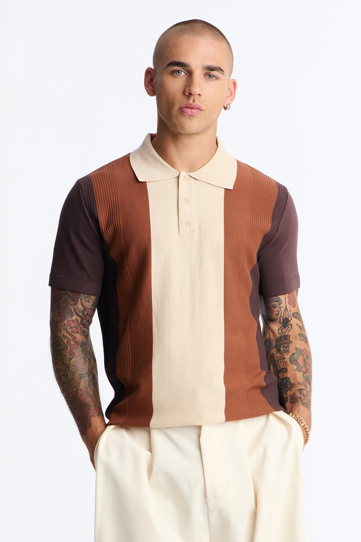 Men's Polo Shirt — Button Down, Short Sleeve | Yvezi — 1