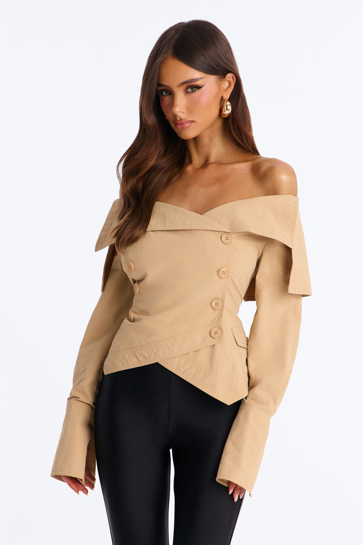 Women's Jacket — Double Breasted, Long Sleeve | Yvezi — 1
