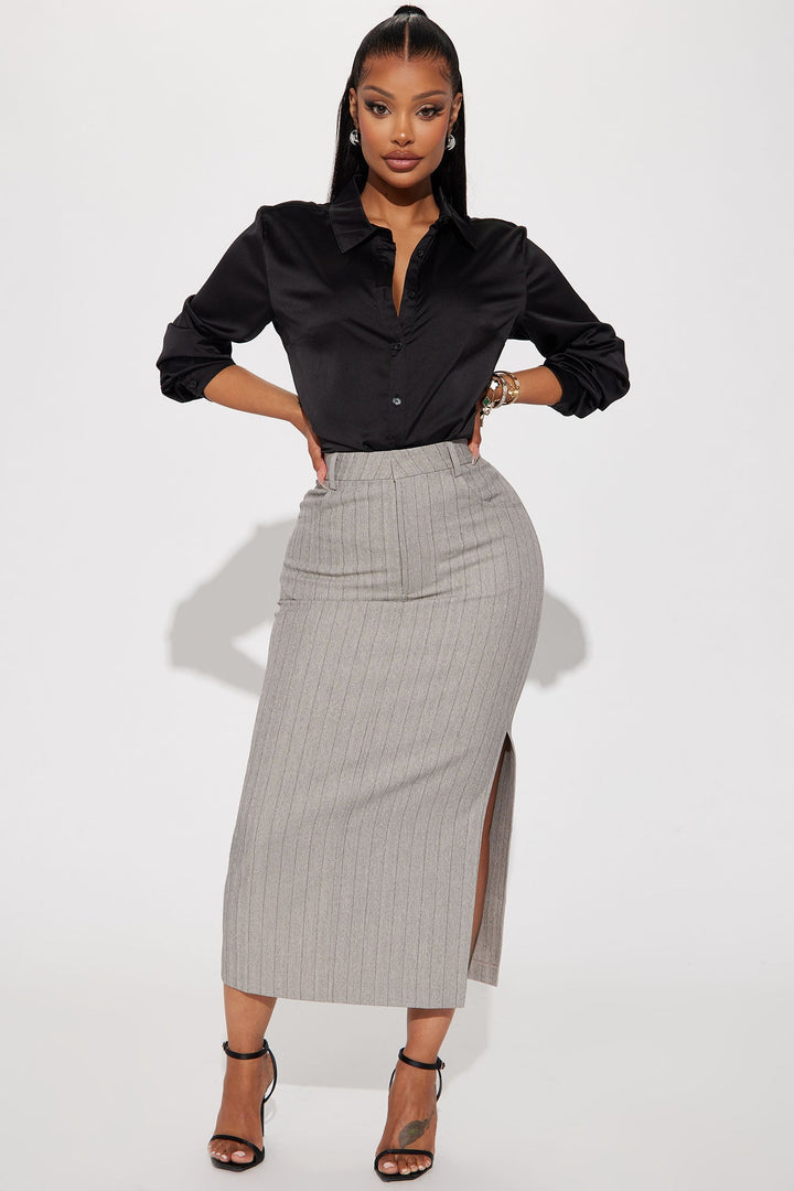 Women's Top — Button Down, Long Sleeve | Yvezi — 2