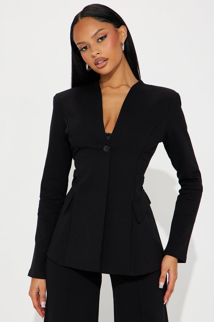 Women's Blazer and Pants Set — Wide Leg | Yvezi — 2
