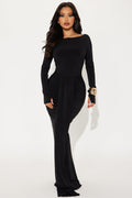 Women's Maxi Dress — Long Sleeve | Yvezi — 1