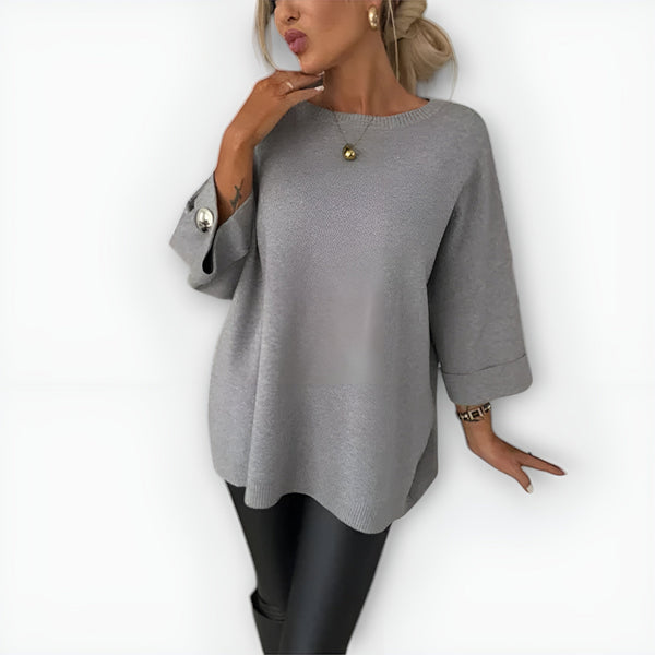 Blythe | Women's Oversized Wide-Sleeve Knit Jumper — view 1