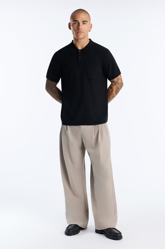 Men's Polo Shirt — Button Down, Short Sleeve | Yvezi — 2