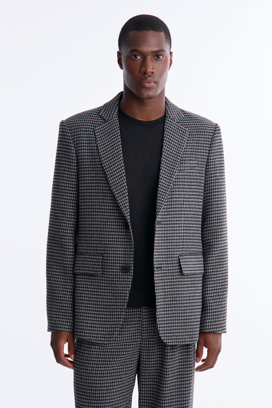 Men's Houndstooth Blazer | Yvezi — 2