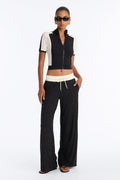 Women's Matching Pants Set — Short Sleeve | Yvezi — 1