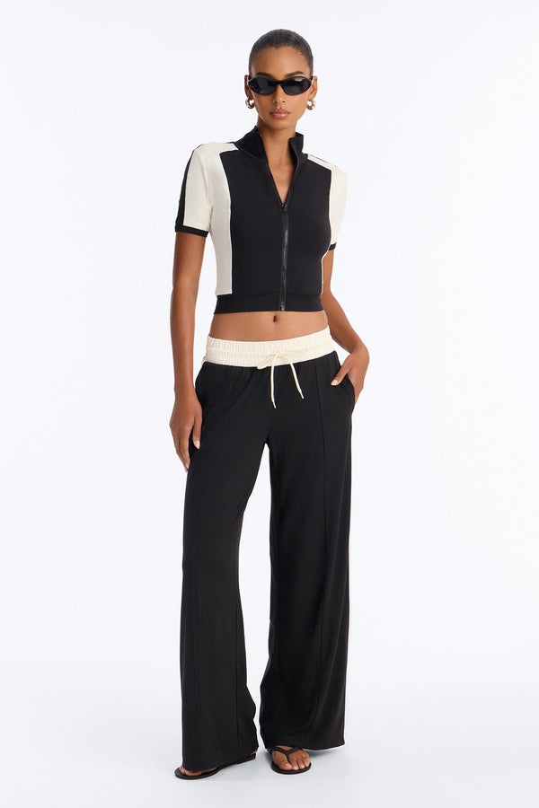Women's Matching Pants Set — Short Sleeve | Yvezi — 1
