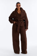 Women's Belted Cotton Jacket | Yvezi — 1