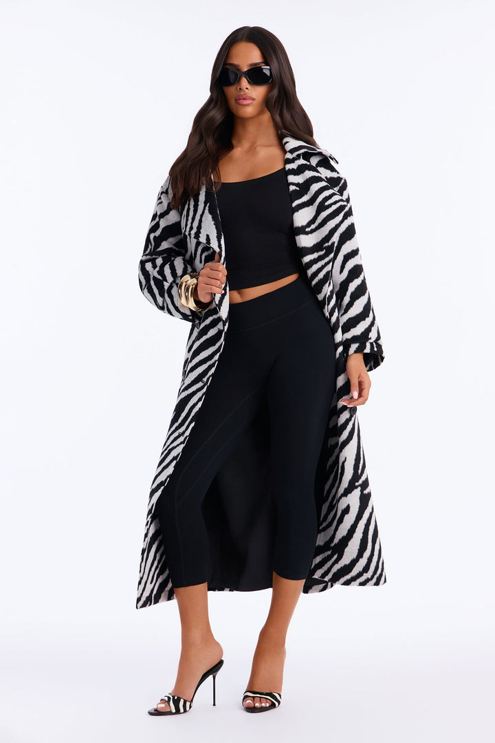 Women's Belted Coat — Long Sleeve | Yvezi — 1