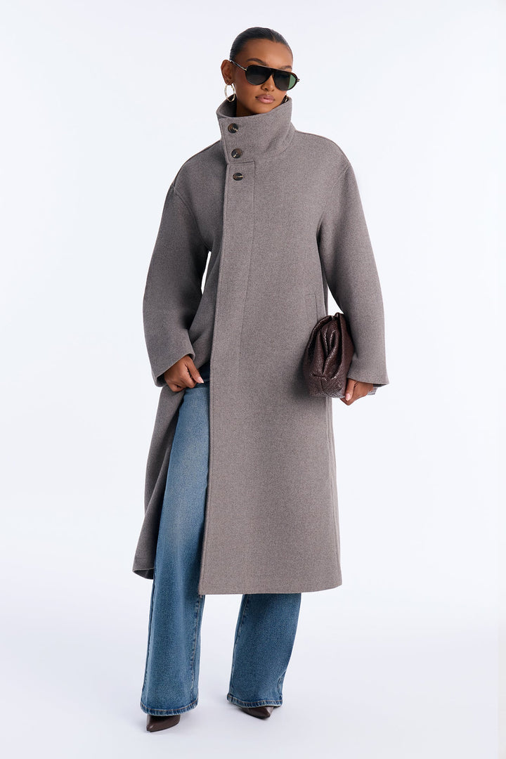 Women's Wool Blend Coat | Yvezi — 1