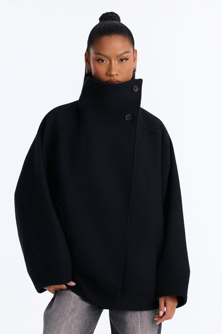 Women's Wool Blend Coat | Yvezi — 1