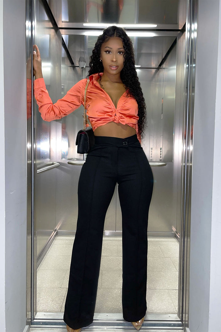 Women's Wide Leg Pants | Yvezi — 2
