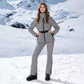 Greta | Women's Printed Two-Piece Ski Suit – Jacket & Ski Trousers Set — view 1