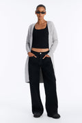 Women's Cable Knit Long Sleeve Cardigan | Yvezi — 1