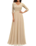 Helena | Lace Christmas Party Maxi Dress — view 1
