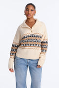 Women's Knit Polo Sweater | Yvezi — 1