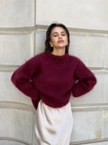 Women's Mohair-Blend Relaxed Knit Jumper — view 1
