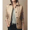 Scarlett | Diamond-Quilted Tailored Jacket — view 1