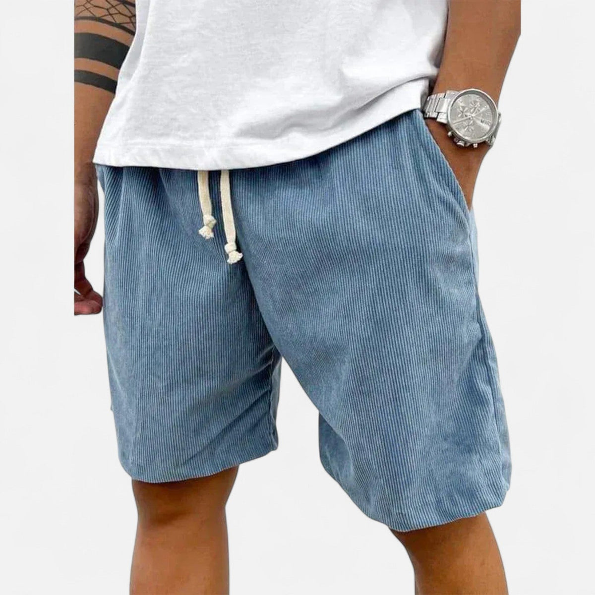 Men's Summer Shorts – Tailored Cut — Blue