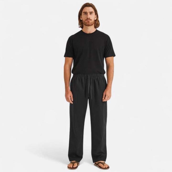 Pantalon pour homme coupe ample — Noir
