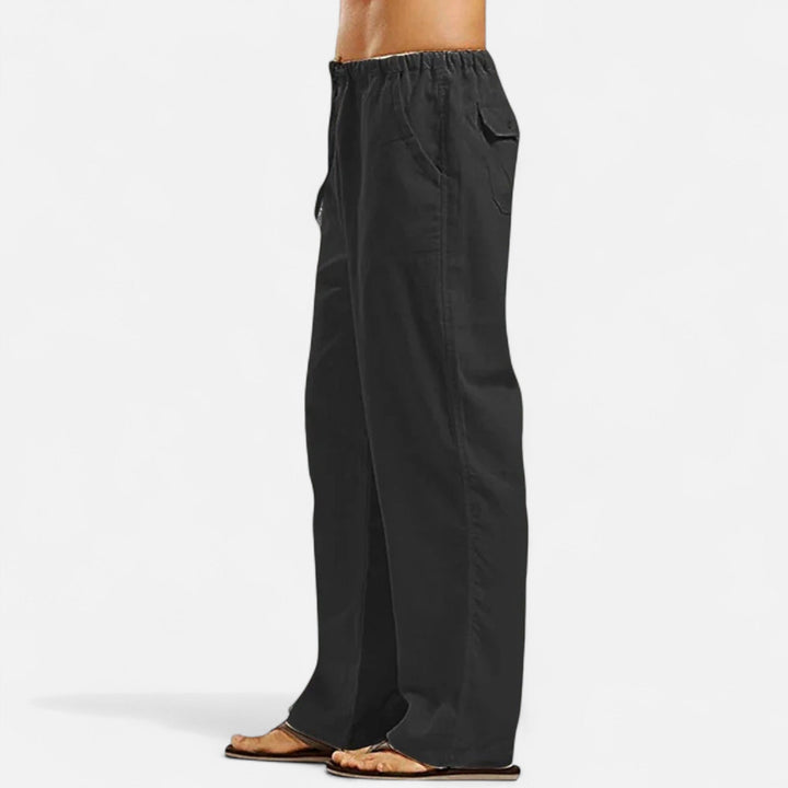 Pantalon pour homme coupe ample — Noir