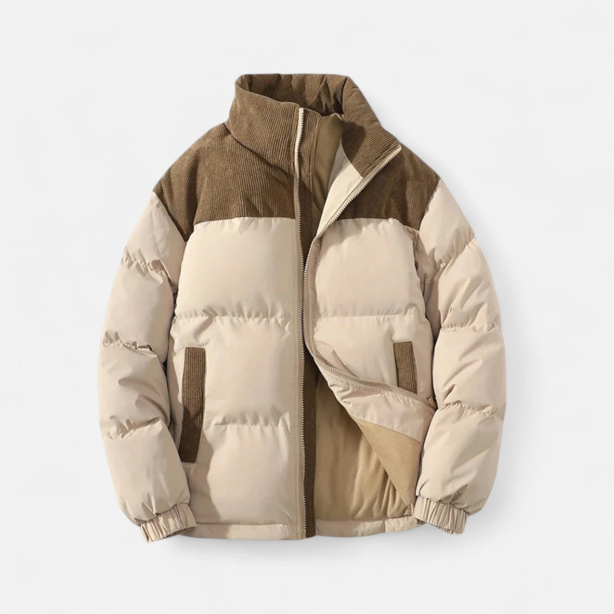 Men's Quilted Insulating Down Jacket Timeless Elegance — image 8