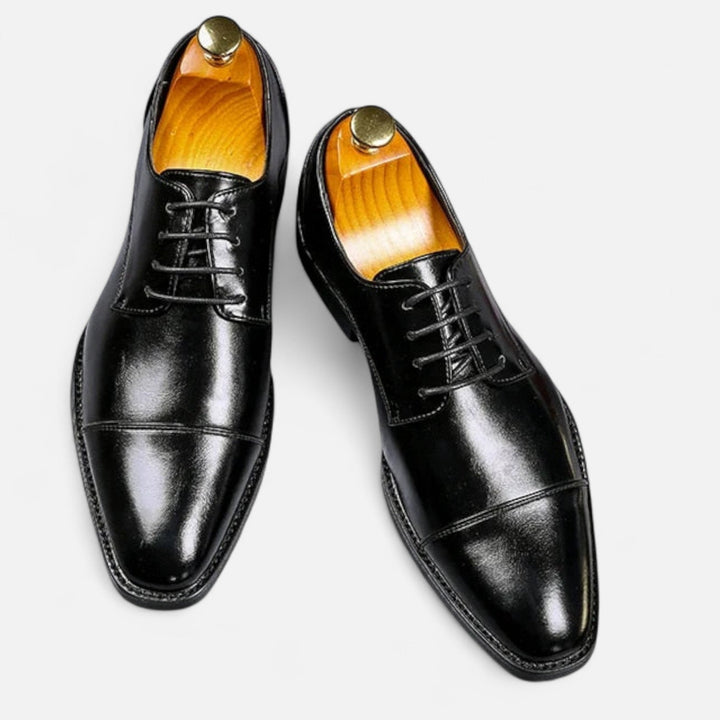 Men's Oxford Shoes Classic Elegance — Black