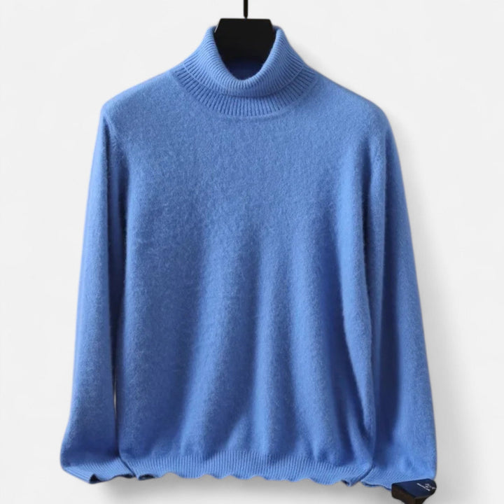 Classic Men's Sweater Inherited Elegance — Dark Blue