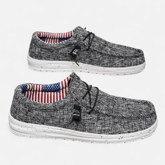 Men's Lightweight Mesh Loafers — Gray