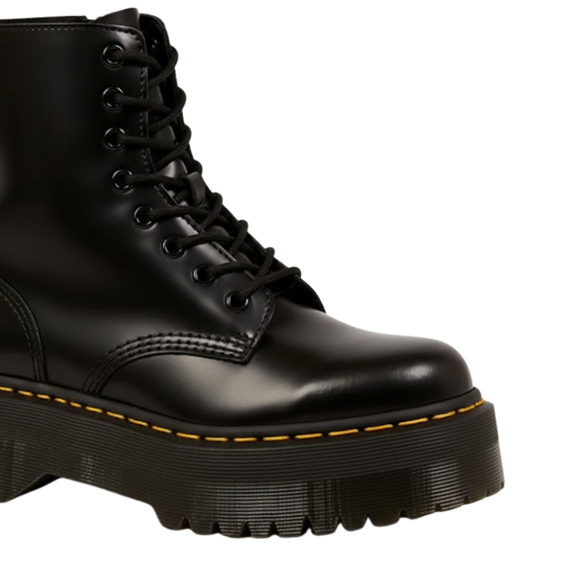 Women's Fashion Chelsea Punk Goth High Platform Boots — Black