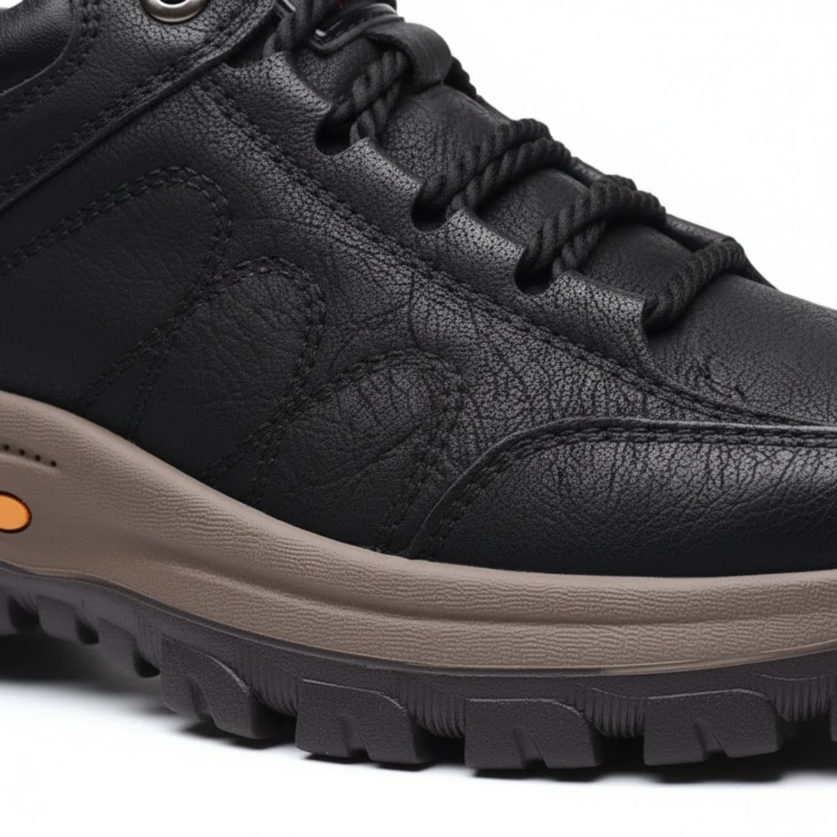 Men's hiking shoes outdoor walking sneakers — Black