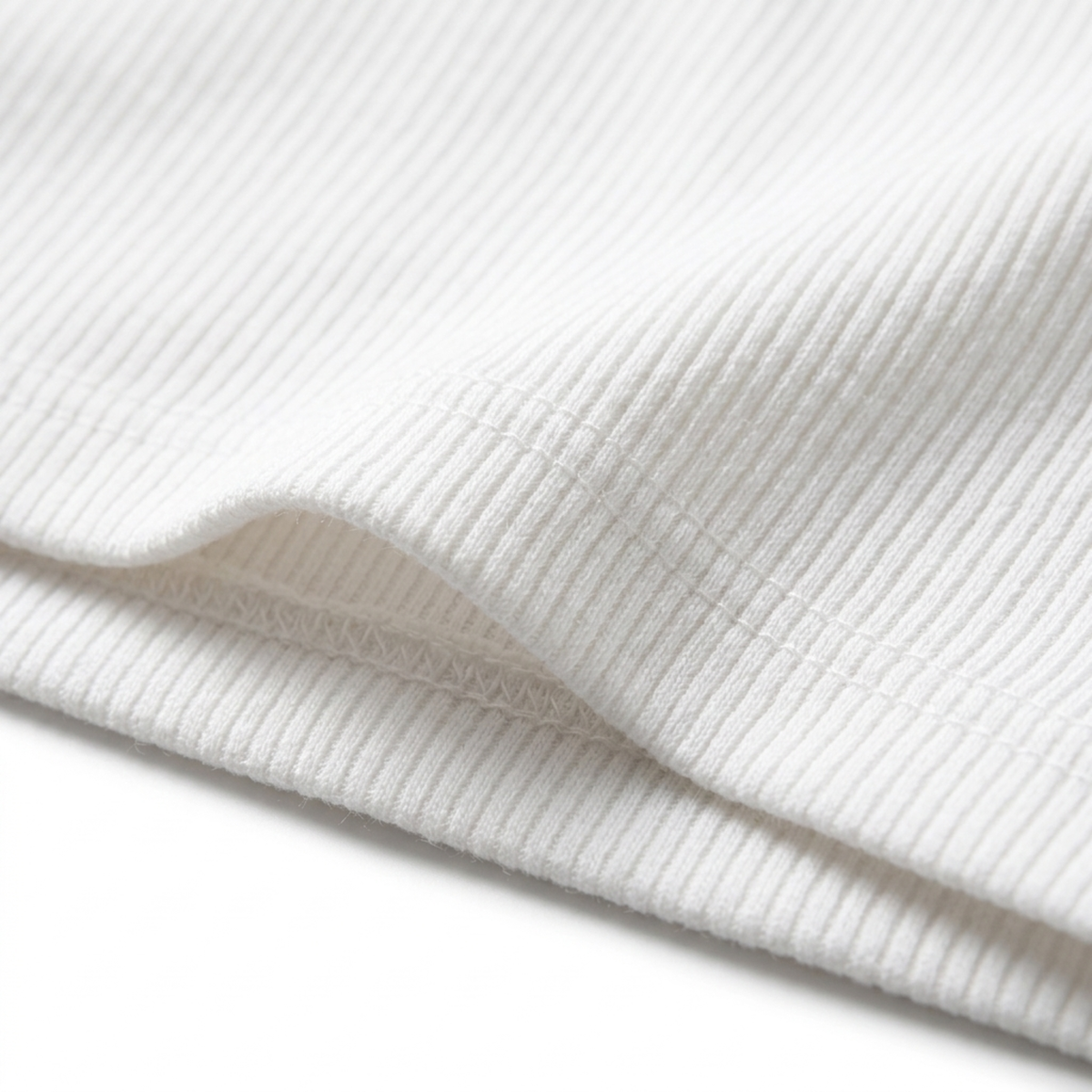 Women's cropped tank top — ribbed knit — square neckline — product view