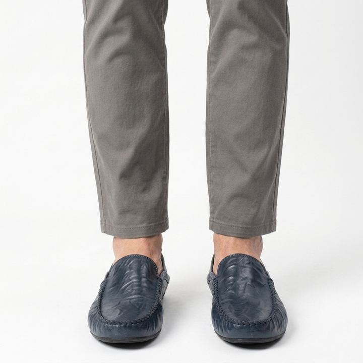 Men's moccasins — foldable heel — travel and casual style — product view
