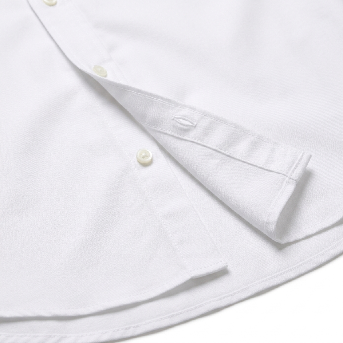 Men's button-down shirt — long sleeves and pointed collar — product view