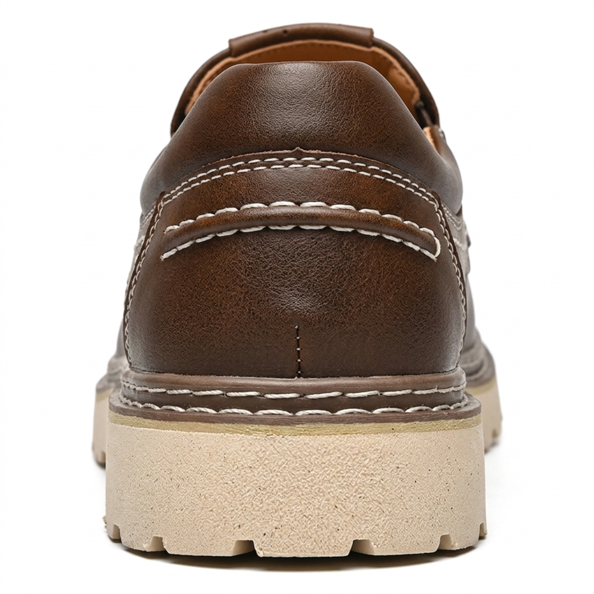Slip-on shoes — sturdy and flexible sole — everyday use — Brown
