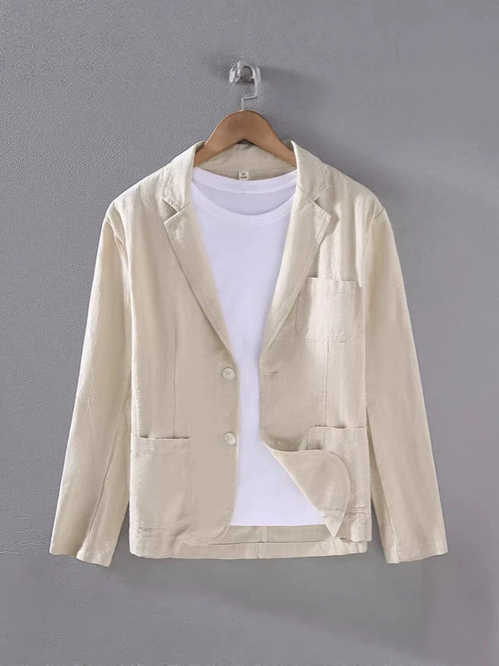 Blazer droit pour homme pour cocktails — Beige
