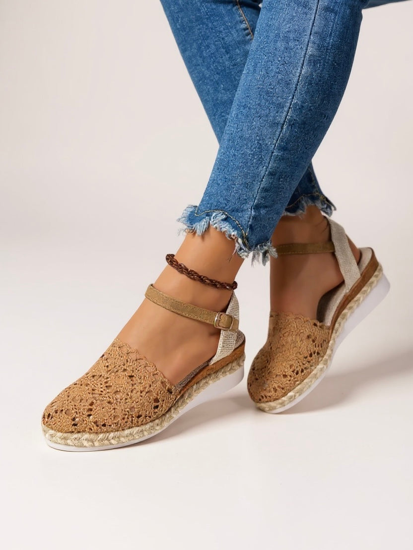 Wedge espadrilles for women with adjustable strap for the weekend — image 10