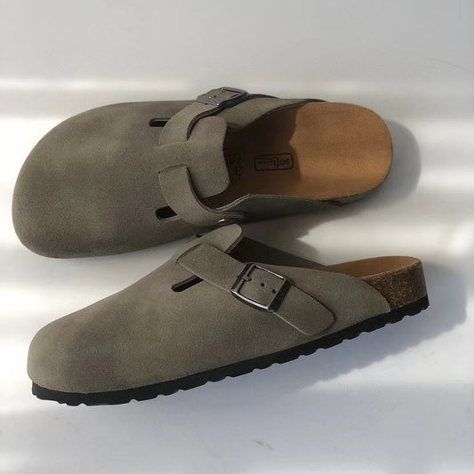 Men's Clogs with Ergonomic Sole — Dark Grey