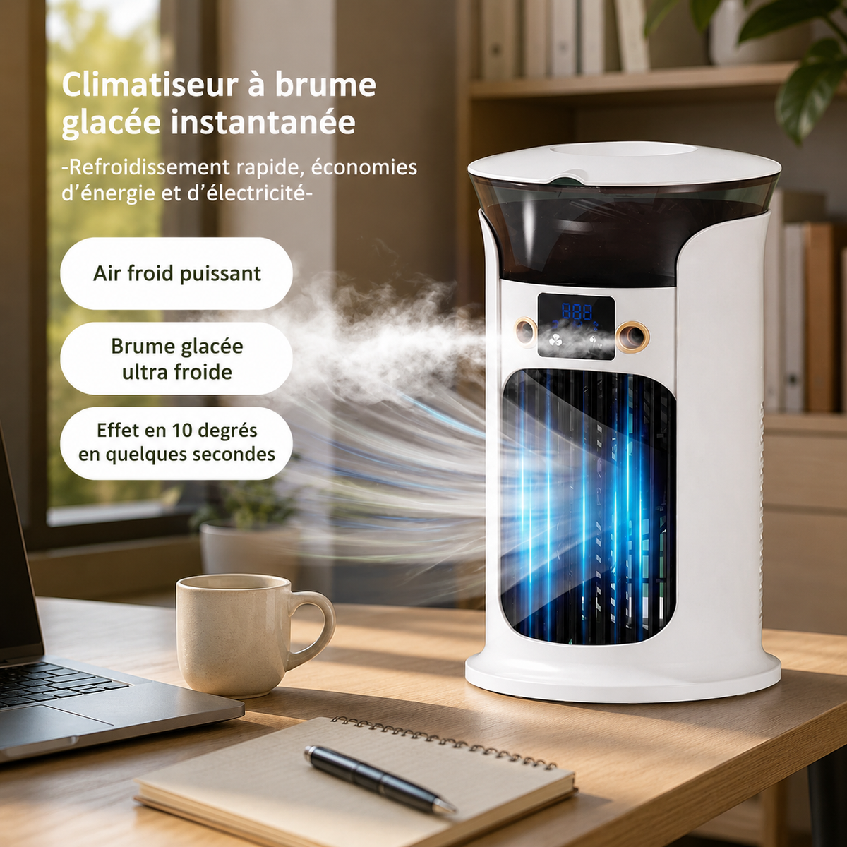 Portable USB Mini Desk Fan for Personal Cooling — image 6
