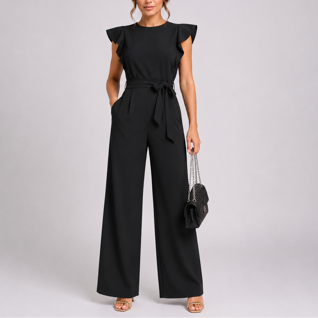Sleeveless Wide Leg Jumpsuit — image 5