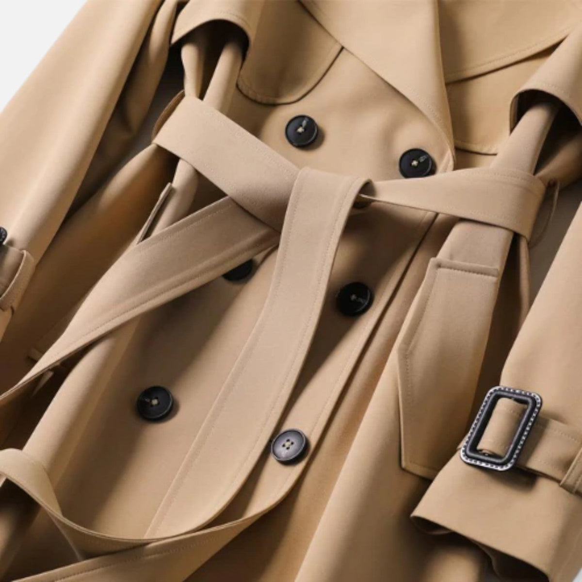 Elegant Long Women's Coat with Timeless Fitted Cut — image 7