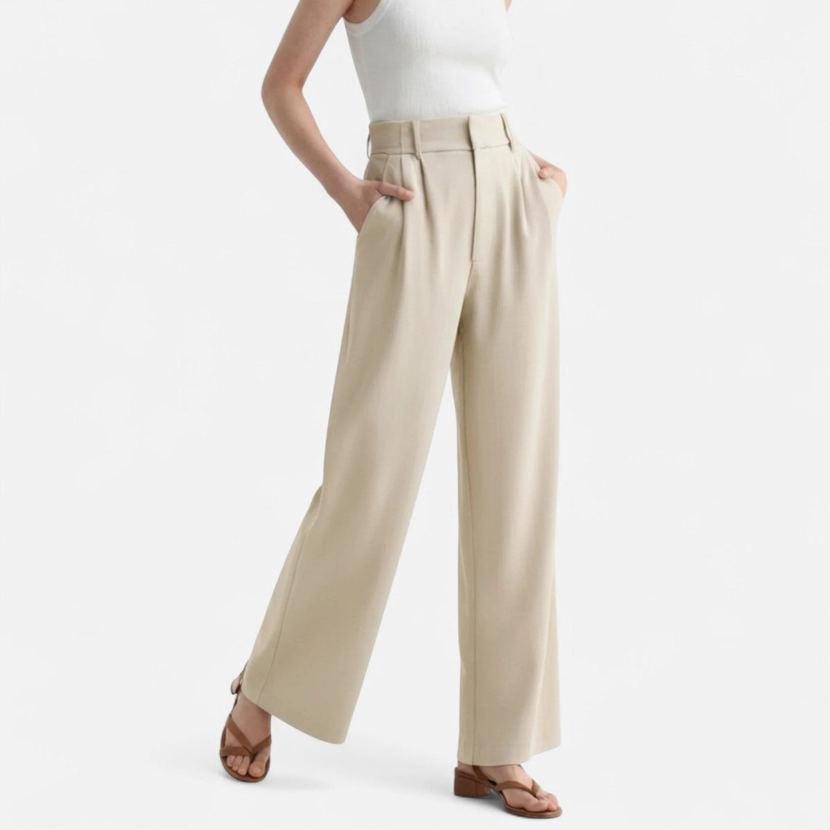 Women's High-Waisted Pants Elegant Timeless Cut — image 7