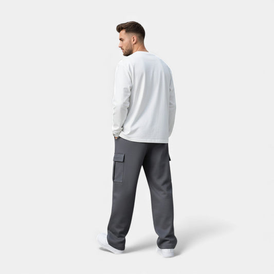 Men's Cargo Jogger Pants – Loose Fit Casual Streetwear — product view