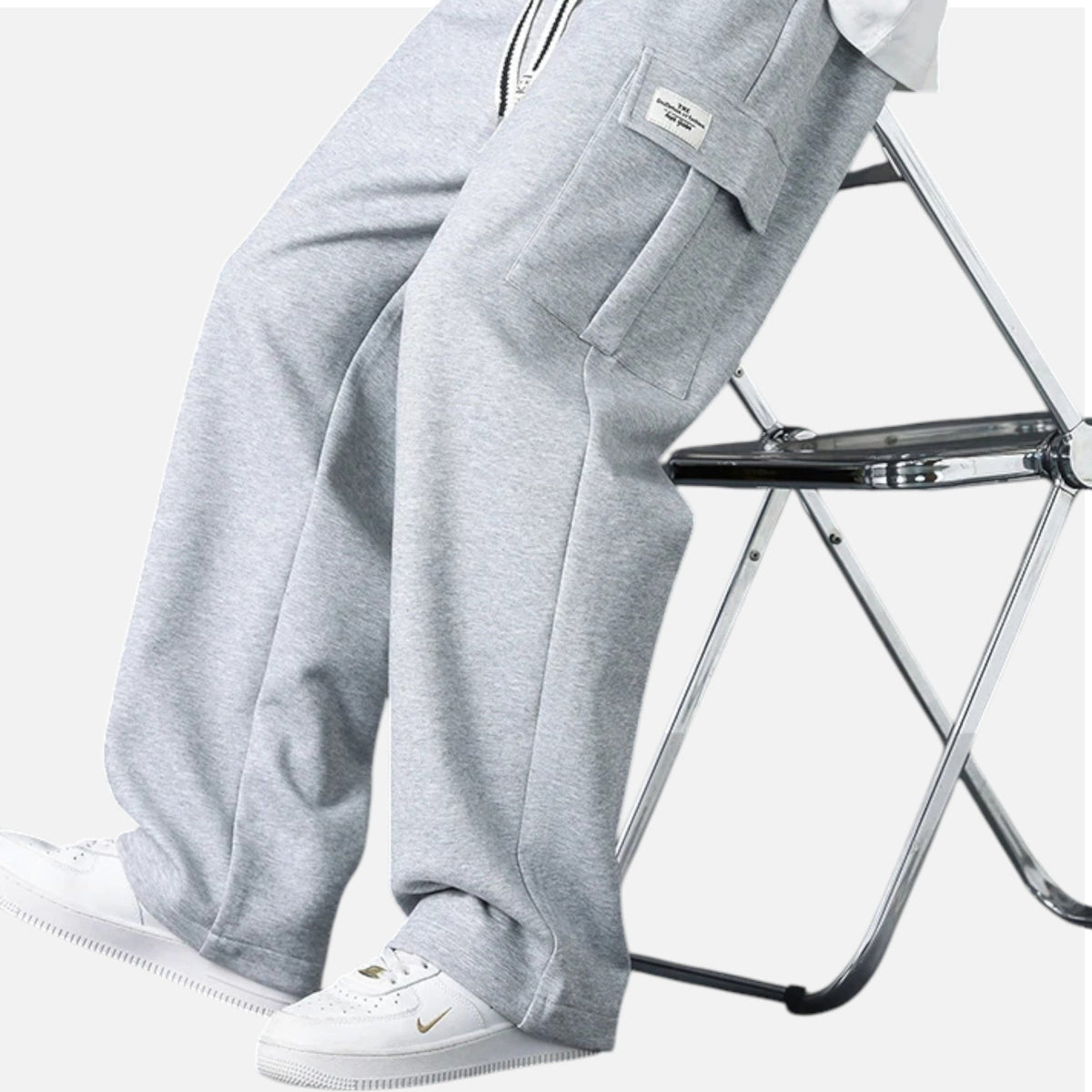 Men's Cargo Jogger Pants – Loose Fit Casual Streetwear — product view