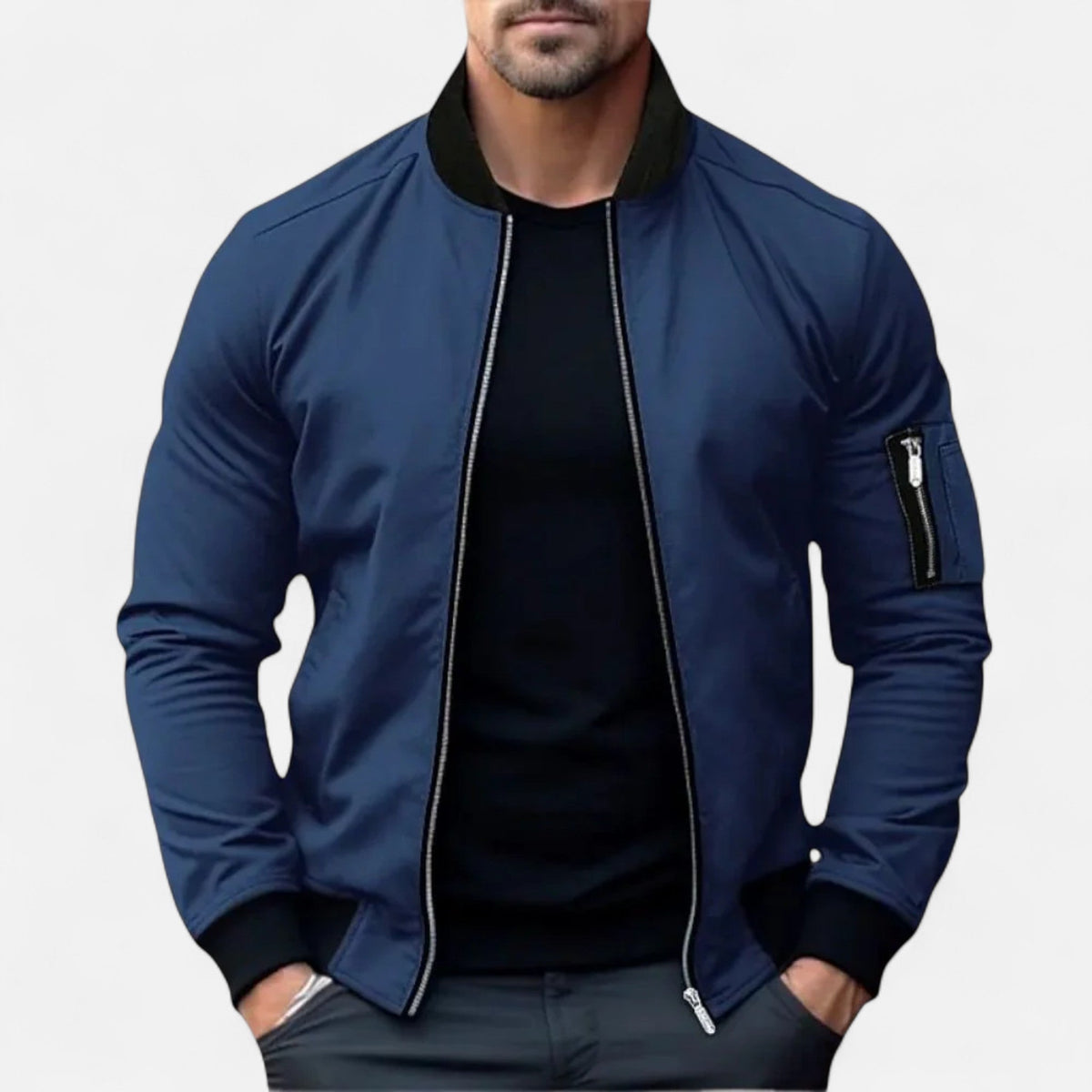 Lightweight Men's Bomber Classic Refined Style — image 11