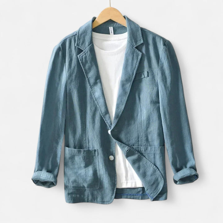 Blazer pour homme à coupe ample — Bleu