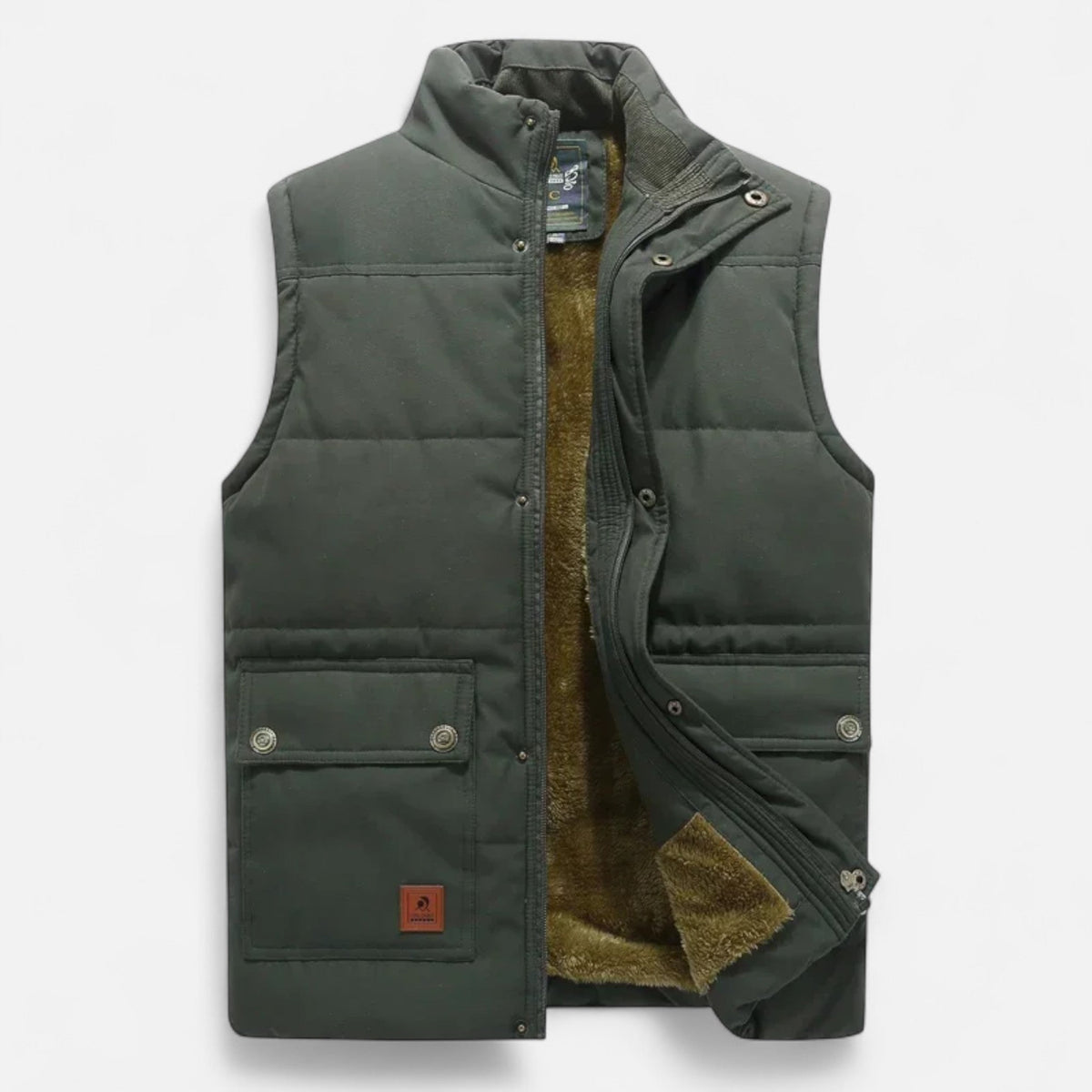 Men's Quilted Sleeveless Vest Classic Style — image 6
