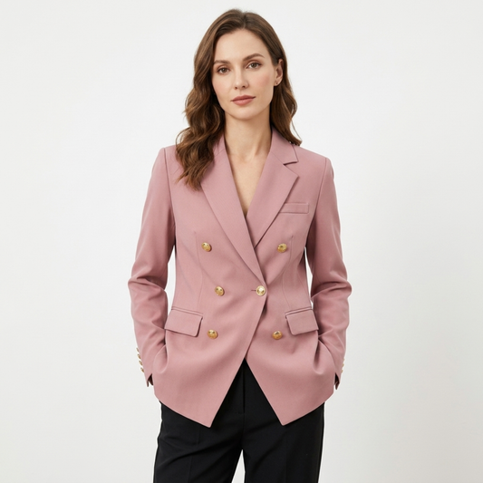 Women's Blazer – Double-Breasted and Refined, Timeless Fitted Cut — product view