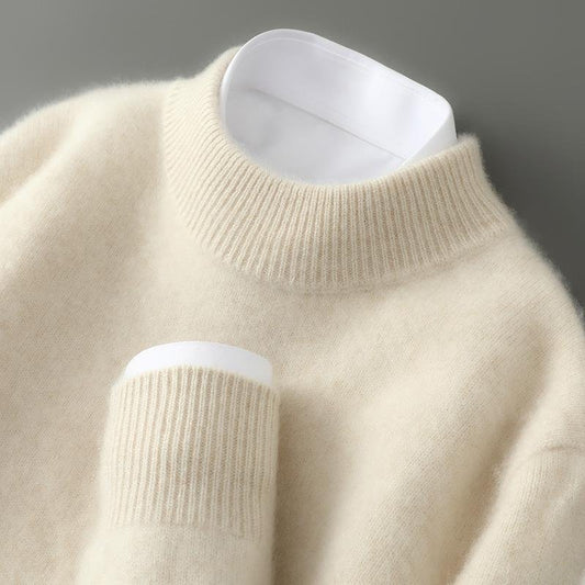Men’s Sweater – Soft Knit and Timeless Slim Fit — Beige